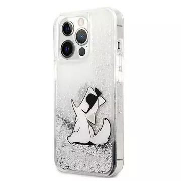 Etui Karl Lagerfeld KLHCP13XGCFS do iPhone 13 Pro Max 6,7" hardcase Liquid Glitter Choupette Fun