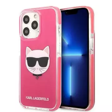 Etui Karl Lagerfeld KLHCP13XTPECPI do iPhone 13 Pro Max 6,7" hardcase Choupette Head