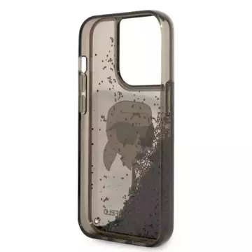 Etui Karl Lagerfeld KLHCP14XLNKHCK do iPhone 14 Pro Max 6,7" hardcase Glitter Karl Head czarny/black