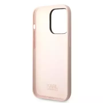 Etui Karl Lagerfeld KLHCP14XSNCHBCP do iPhone 14 Pro Max 6,7" hardcase Silicone Choupette różowy/pink