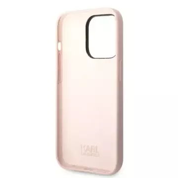 Etui Karl Lagerfeld KLHCP14XSNIKBCP do iPhone 14 Pro Max 6,7" hardcase Silicone Ikonik różowy/pink