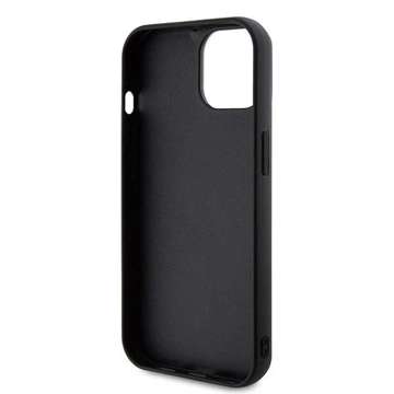 Etui Karl Lagerfeld KLHCP15S3DMBKCK do iPhone 15 6.1" czarny/black hardcase 3D Rubber Glitter Logo