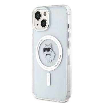 Etui Karl Lagerfeld KLHMP15SHFCCNOT do iPhone 15 6.1" transparent hardcase IML Choupette MagSafe