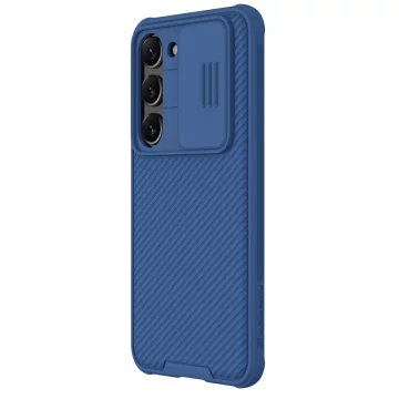 Etui Nillkin CamShield Pro Case etui do Samsung Galaxy S23+ pokrowiec z osłoną na aparat niebieskie