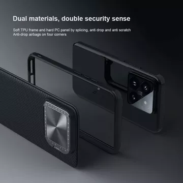 Etui Nillkin CamShield Prop Magnetic Case na Xiaomi 14 Pro - czarne