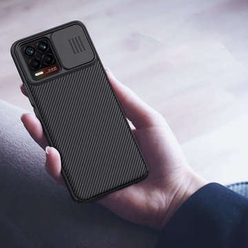 Etui Nillkin CamShield case do Realme 8/ 8 Pro Black + Szkło