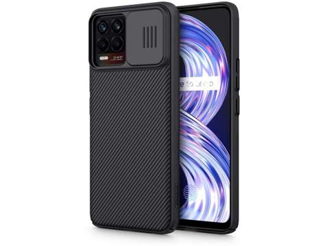 Etui Nillkin CamShield case do Realme 8/ 8 Pro Black + Szkło