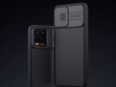 Etui Nillkin CamShield case do Realme 8/ 8 Pro Black + Szkło