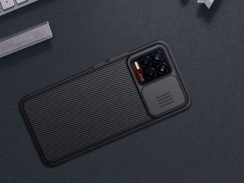 Etui Nillkin CamShield case do Realme 8/ 8 Pro Black + Szkło