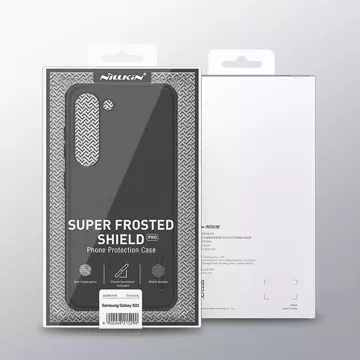 Etui Nillkin Super Frosted Shield Pro etui do Samsung Galaxy S23+ pancerny pokrowiec + podstawka na telefon niebieskie