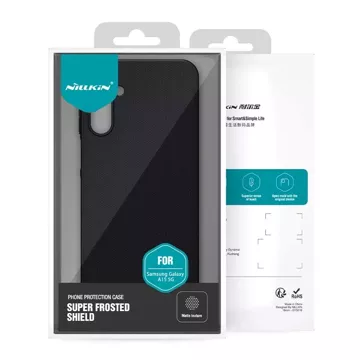 Etui Nillkin Super Frosted Shield do Samsung Galaxy A15 5G sztywny pokrowiec - czerwony