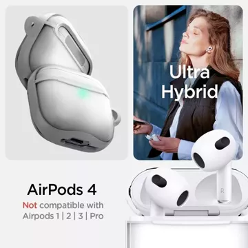 Etui Ochronne Do Apple Airpods 4 Ultra Hybrid Jet White