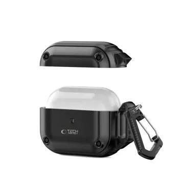 Etui Ochronne Na Słuchawki Rough Hook do Apple Airpods Pro 1 / 2 Black