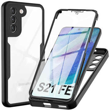 Etui Pancerne 360 obudowa Alogy Armor Case na telefon do Samsung Galaxy S21 FE / 5G Black