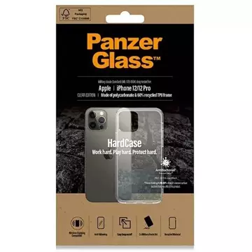 Etui PanzerGlass ClearCase do iPhone 12/12 Pro Antibacterial Military grade clear 0378
