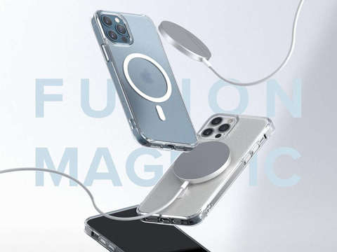 Etui Ringke Fusion Magnetic MagSafe do Apple iPhone 12/12 Pro Matte Clear