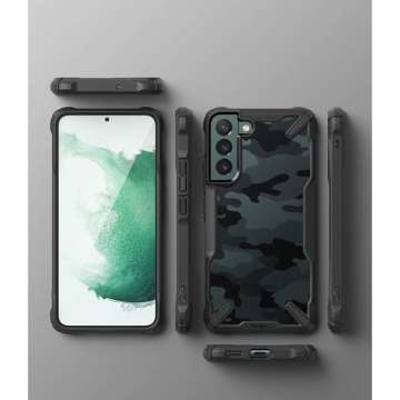 Etui Ringke Fusion X do Samsung Galaxy S22+ Plus Camo Black