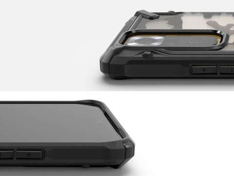 Etui Ringke Fusion X do Xiaomi Redmi Note 10 Pro Camo Moro Black