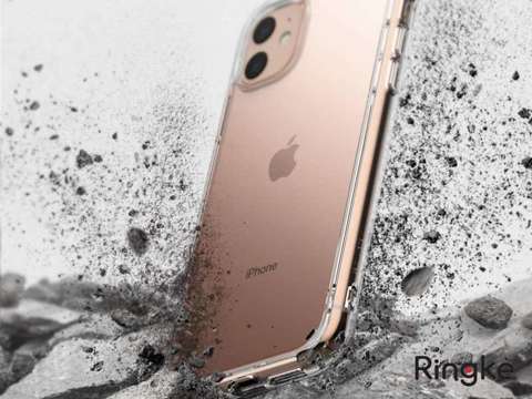 Etui Ringke Fusion do Apple iPhone 11 Clear + Szkło Alogy