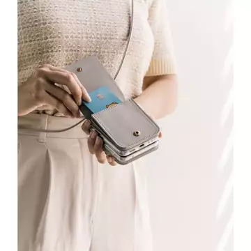 Etui Ringke Signature Card Pocket do Samsung Galaxy Z Flip 4 Dove Grey