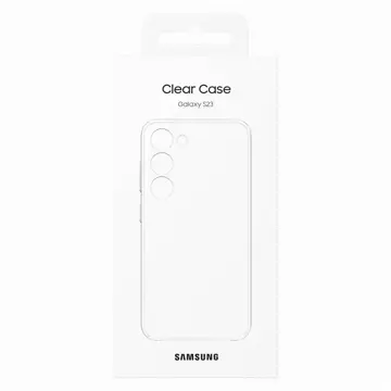 Etui Samsung Clear Cover do Samsung Galaxy S23 żelowy pokrowiec przezroczyste