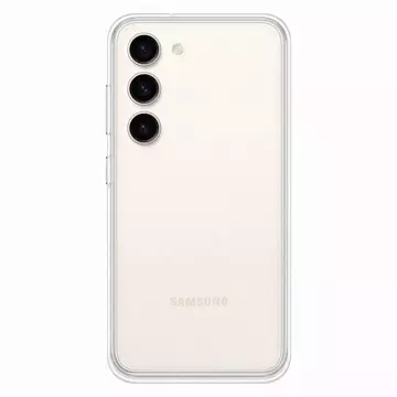 Etui Samsung Frame Cover do Samsung Galaxy S23 pokrowiec z wymiennymi pleckami białe