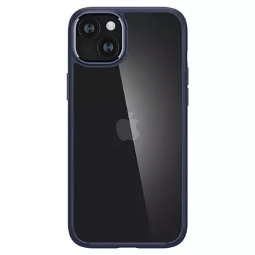 Etui Spigen Crystal Hybrid do Apple iPhone 15 Plus - przezroczysto-niebieskie