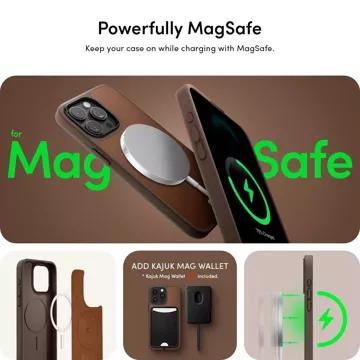 Etui Spigen Cyrill Kajuk Mag MagSafe do Apple iPhone 15 Pro Max Saddle Brown