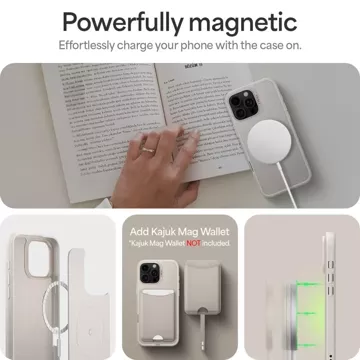 Etui Spigen Cyrill Kajuk Mag MagSafe do iPhone 16 Pro Max Beżowy