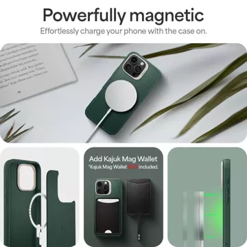 Etui Spigen Cyrill Kajuk Mag MagSafe iPhone 16 Pro Forest Green