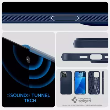 Etui Spigen Liquid Air do Apple iPhone 14 Pro Max Navy Blue