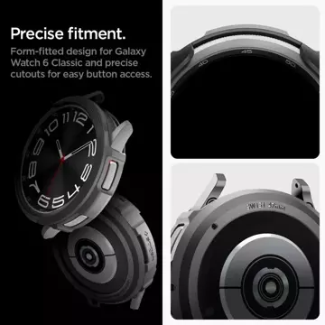 Etui Spigen Liquid Air do Samsung Galaxy Watch 6 Classic (47 mm) matte black