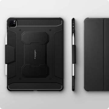 Etui Spigen Rugged Armor PRO Pencil do Apple iPad Pro 12.9 2020 / 2021 / 2022 / iPad Air 13 2024 Black