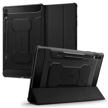 Etui Spigen Rugged Armor ”Pro” do Samsung Galaxy Tab S9+ Plus 12.4 X810 / X816B Black