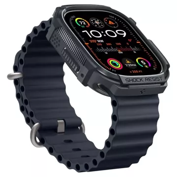 Etui Spigen Rugged Armor do Apple Watch Ultra 1 / 2 (49 mm) Dark Grey