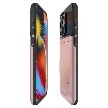 Etui Spigen Slim Armor CS do Apple iPhone 15 Pro - różowe