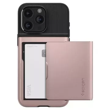 Etui Spigen Slim Armor CS do Apple iPhone 15 Pro - różowe