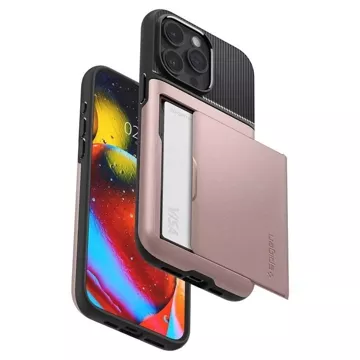 Etui Spigen Slim Armor CS do Apple iPhone 15 Pro - różowe