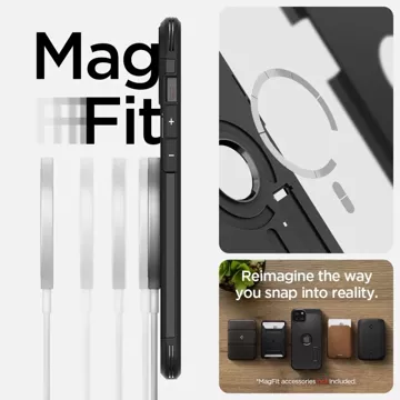 Etui Spigen Tough Armor Mag Magsafe do Apple iPhone 15 Black