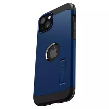 Etui Spigen Tough Armor MagSafe z podstawką na iPhone 15 Plus - niebieskie