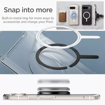 Etui Spigen Ultra Hybrid Onetap Ring MagSafe do Google Pixel 9 Pro White 