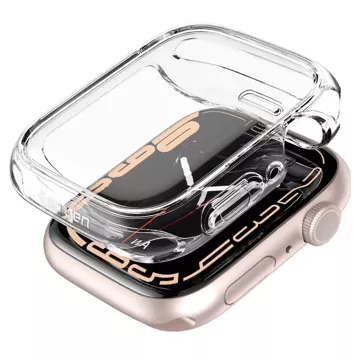 Etui Spigen Ultra Hybrid do Apple Watch 7 / 8 / 9 (41 mm) Crystal Clear