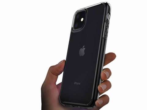Etui Spigen Ultra Hybrid do Apple iPhone 11 Crystal Clear + szkło alogy