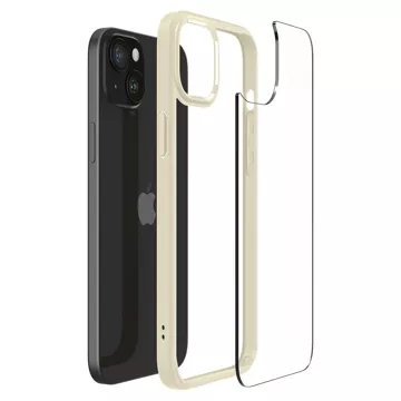 Etui Spigen Ultra Hybrid do iPhone 15 Plus - beżowe