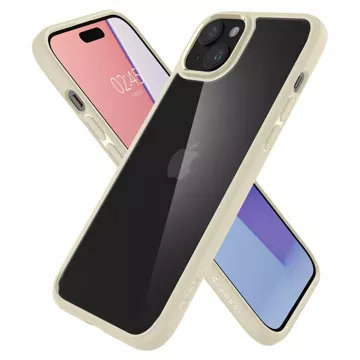 Etui Spigen Ultra Hybrid do iPhone 15 Plus - beżowe