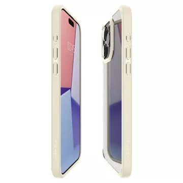 Etui Spigen Ultra Hybrid do iPhone 15 Pro Max - beżowe