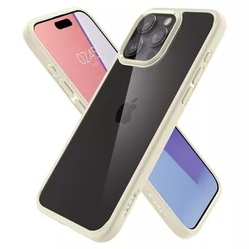 Etui Spigen Ultra Hybrid do iPhone 15 Pro Max - beżowe