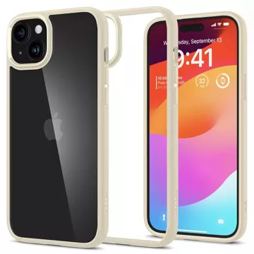 Etui Spigen Ultra Hybrid do iPhone 15 - beżowe