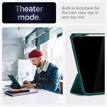 Etui Spigen Urban Fit do Apple iPad Air 13 2024 Midnight Green