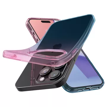 Etui Spigen lLquid Crystal do iPhone 15 Pro gradation pink